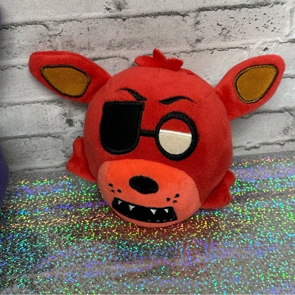 FIVE NIGHTS AT FREDDY'S Plush Lot of 3 Plush Heads 6 in Freddy Bonnie Foxie FNAF - Picture 4 of 11